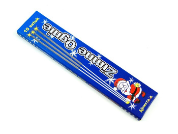 ZIMNE OGNIE SREBRNE 16CM 10 SZTUK P0030