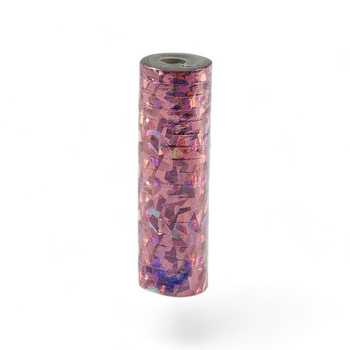 ROSÉ SERPENTINEN 4M HOLOGRAFISCH ROSA
