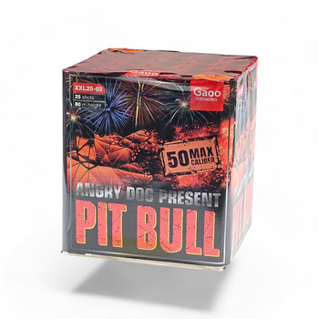 PIT BULL ANGRY DOGS 25 SCHUSS 50MM XXL25-02