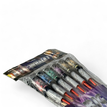 BIG WHALE 2 ZESTAW 6 RAKIET R4029