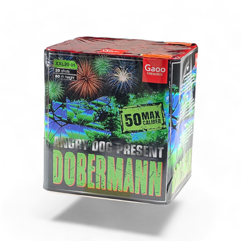 DOBERMAN ANGRY DOGS 20 SCHUSS 50MM XXL20-01