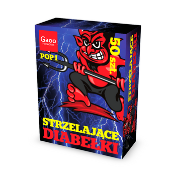 DIABEŁKI POP1 KOLOROWE CEBULKI 2500 DIABEŁKÓW