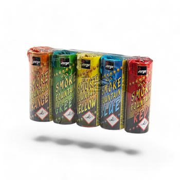 RAUCHKERZEN 5 STK. 40 SEK MIXFARBEN JFS-1