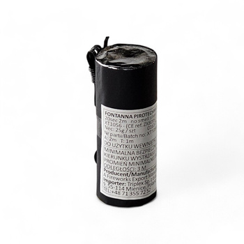 RAUCHFREIE SILBERNE FONTÄNE 20 SEK 2M XT1056